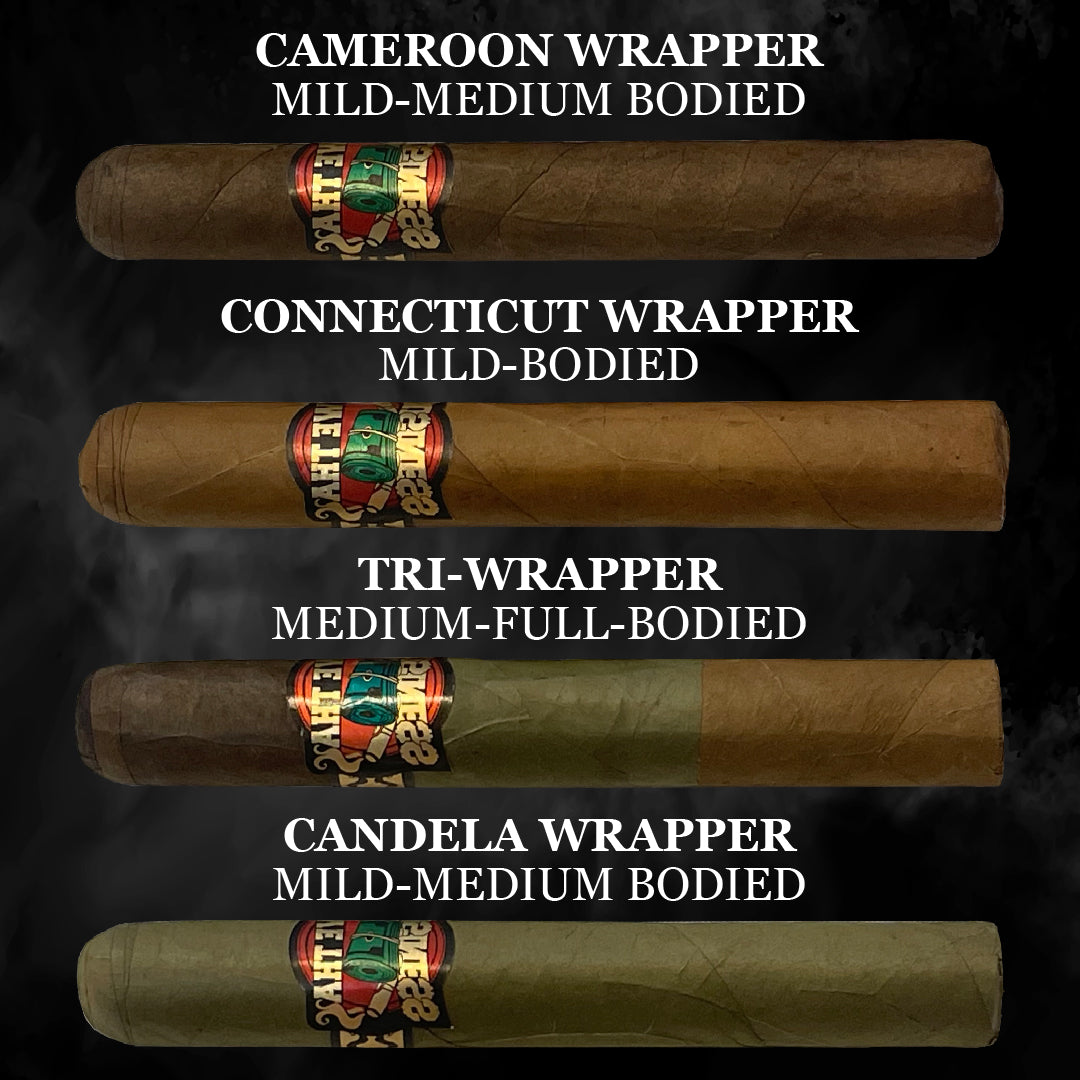 Boss Collection Sampler (20-Pack) in a Wooden Humidor Box