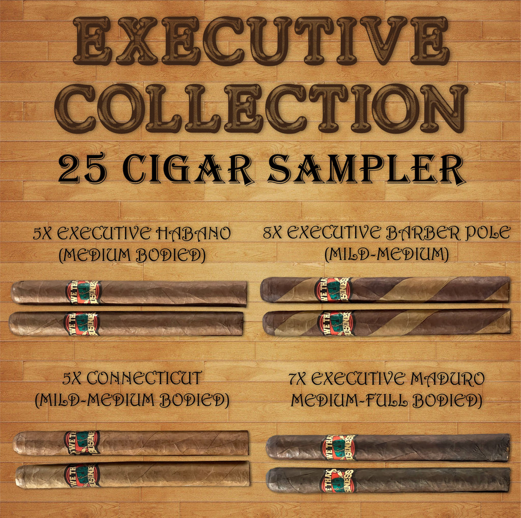 Executive Collection Sampler (25-Pack) in a Gold Foil Box