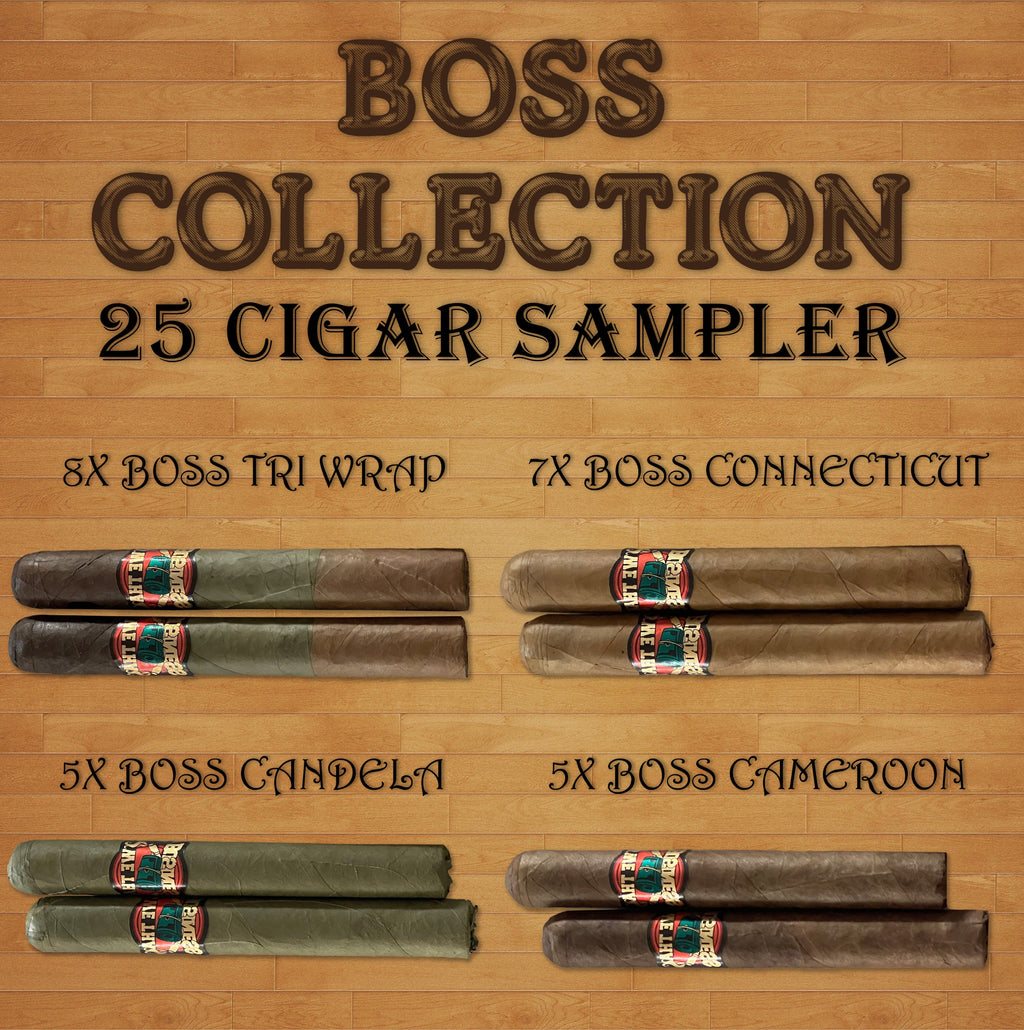 Boss Collection Sampler (25-Pack) in a Gold Foil Box