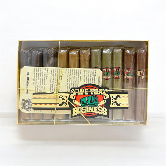 Boss 25-Cigar Sampler box with 4 premium blends
