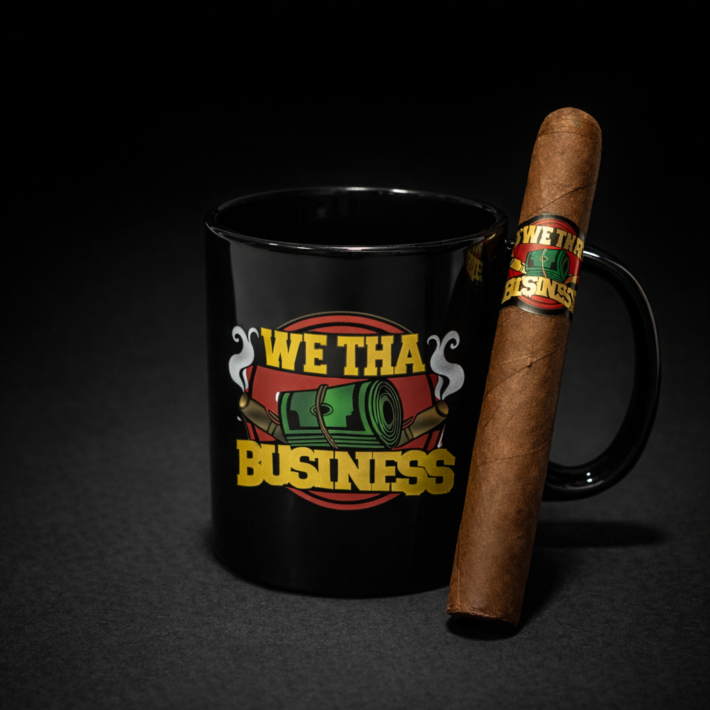 We Tha Business Classic Logo Black Mug – 11oz