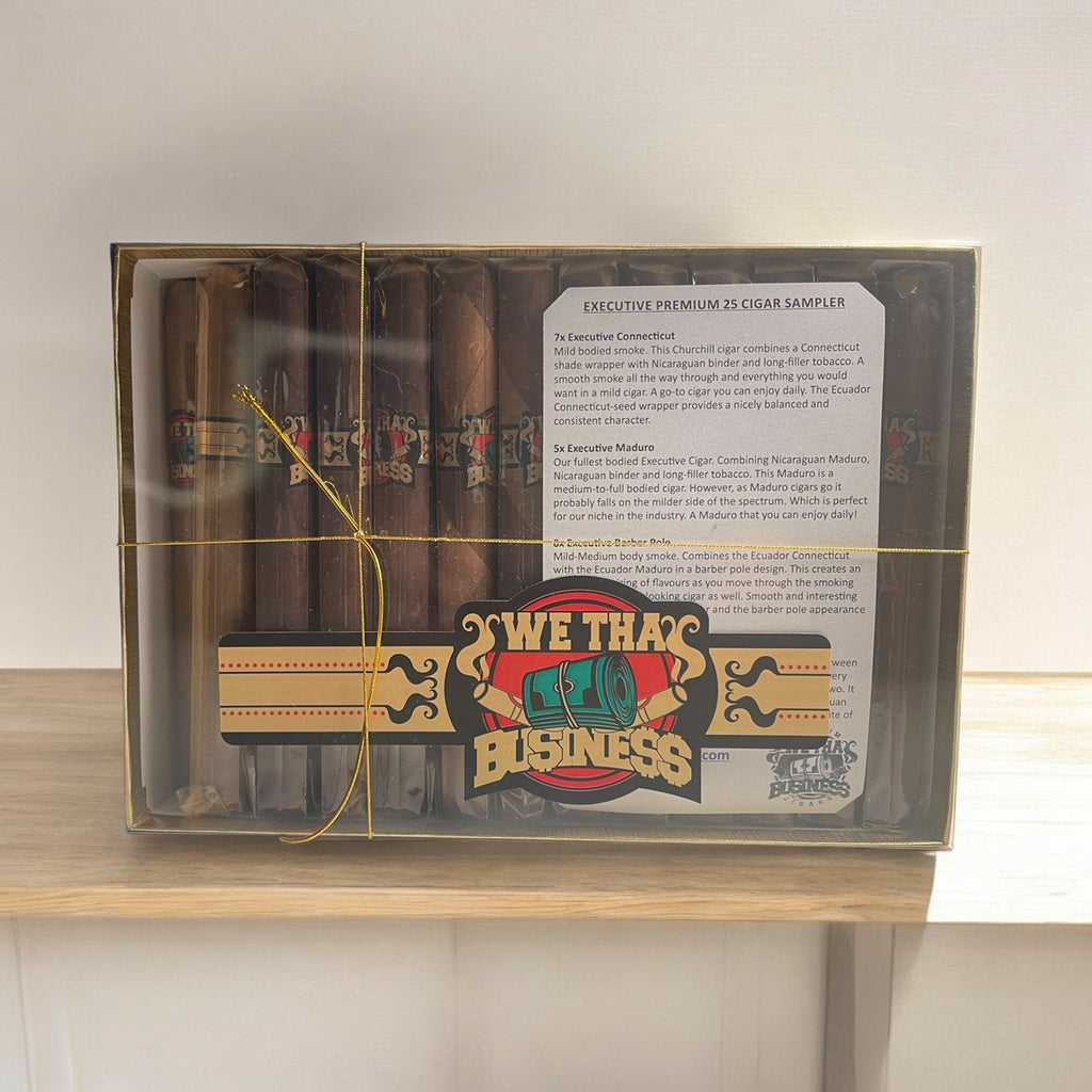 Executive Collection Sampler (25-Pack) in a Gold Foil Box